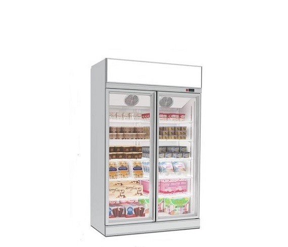 Vertical display cabinet