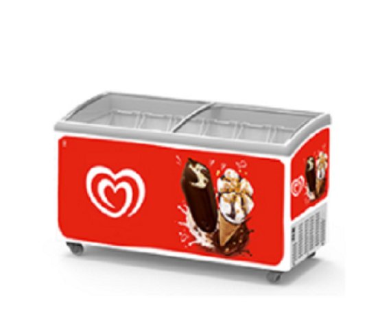 Horizontal display cabinet