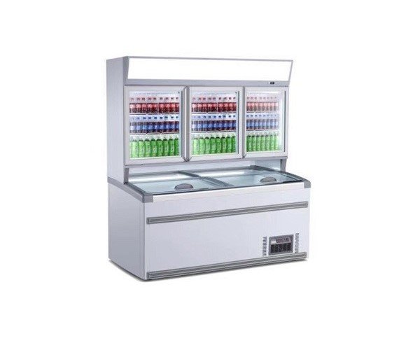 Horizontal display cabinet