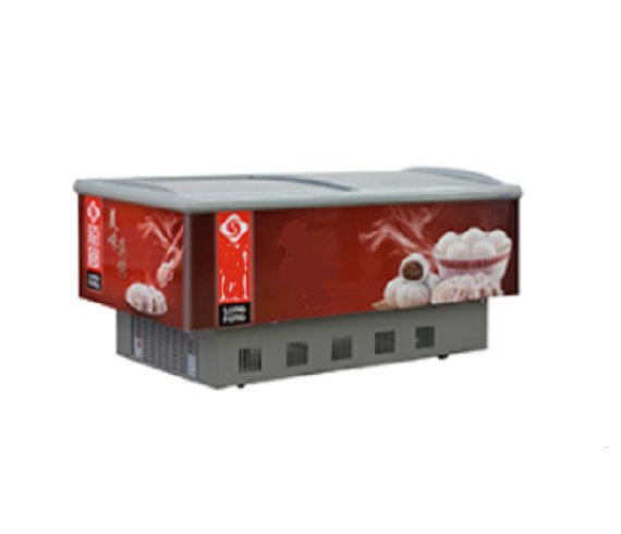 Horizontal display cabinet