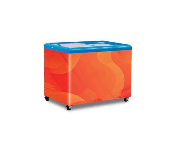 Horizontal display cabinet