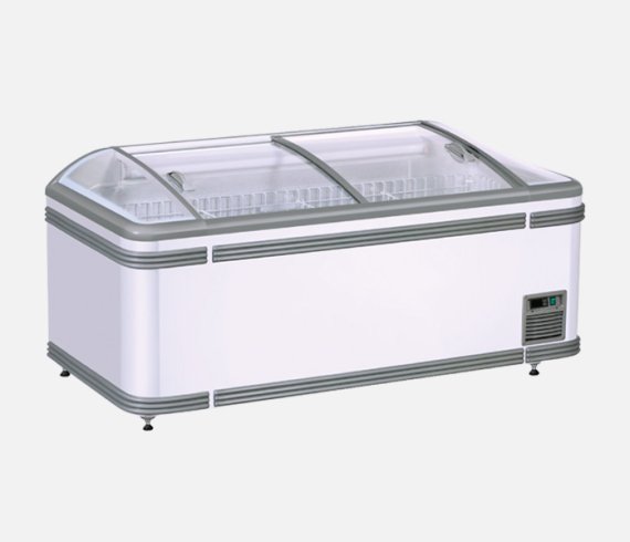 Horizontal display cabinet